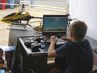 simulátor vrtulníku
